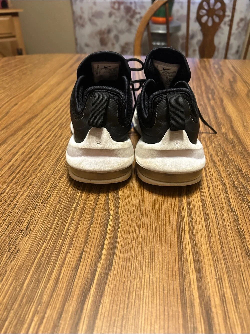 Nike Kids Black and White Air Sneakers